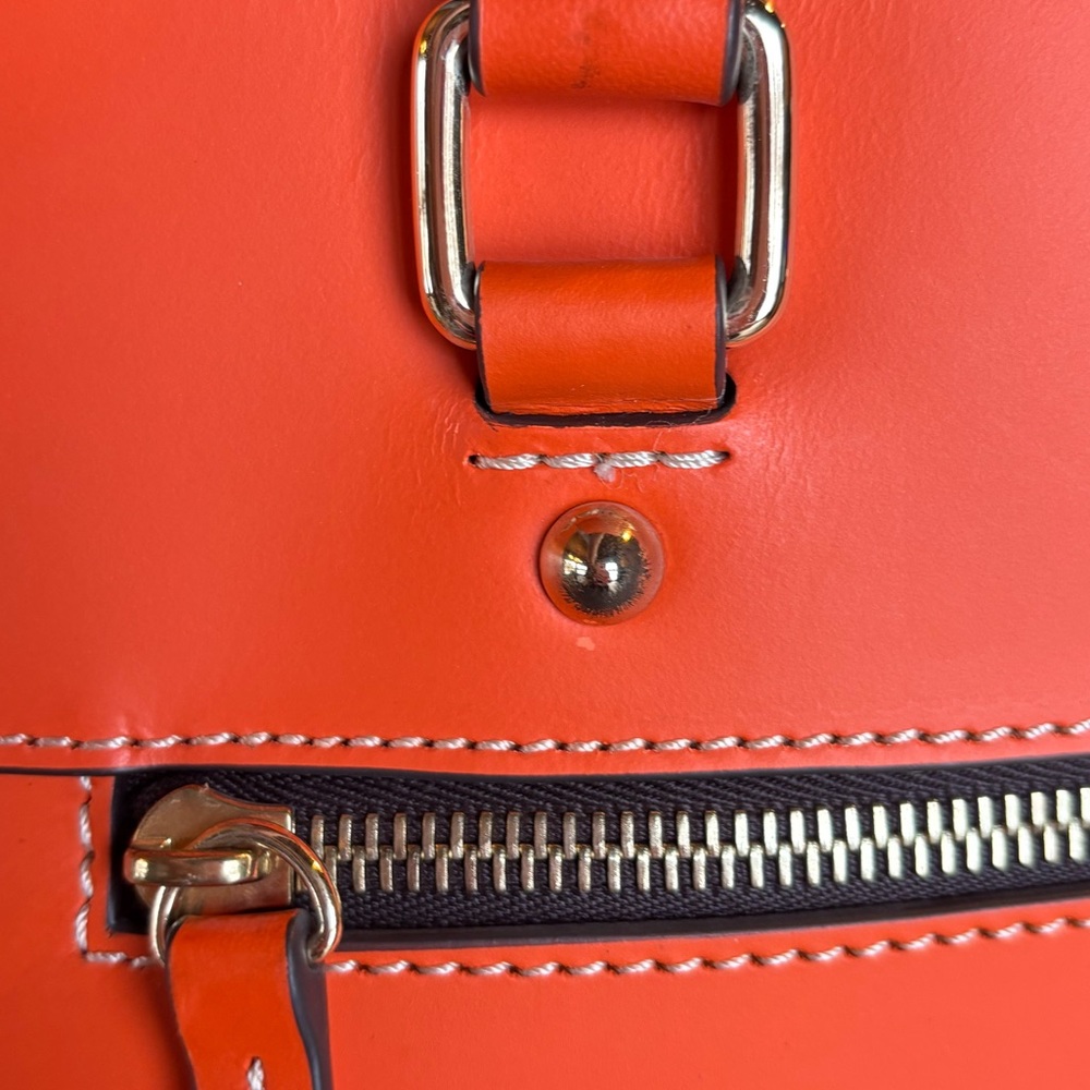 Firm Dooney & Bourke Vibrant Orange Tote - Picture 9 of 11